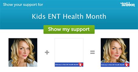 Kids Ent Health Month Support Campaign Twibbon
