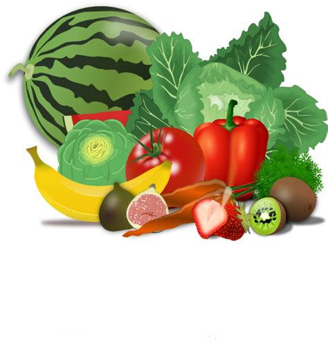 Fruits Veggies Healthy Clip Art At Vector Clip Art Online