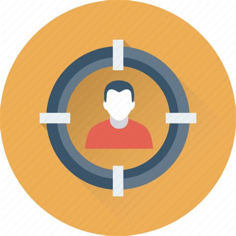 Business target, focus, person target, target, user target icon - Download on Iconfinder