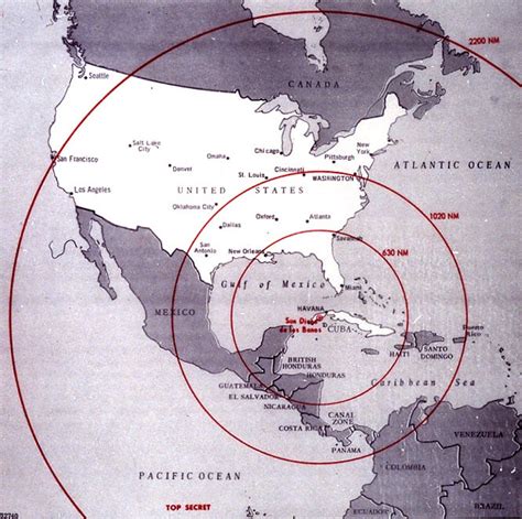 Map Of Cuban Missile Crisis