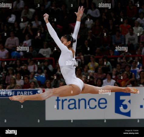 Elsa Garcia Of Mexico Leaps During The Floor Exercise At The French