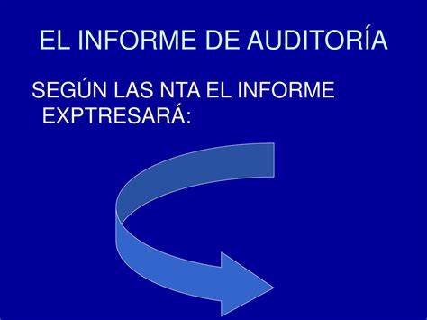 Ppt El Informe De AuditorÍa Tema 5 Powerpoint Presentation Free