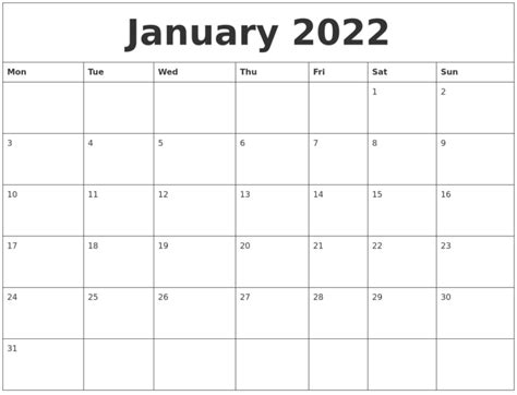 Free Printable Editable January 2022 Calendar 2023 Printable Calendars