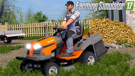 Farming Simulator 17 Husqvarna T38 Lawn Mower Youtube