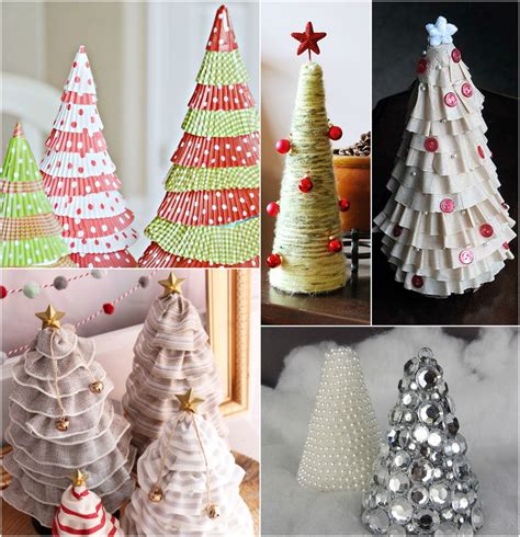 Here is a great idea for an ornament craft table that will make sure your children are busy and happy in the festivities, while 16. Christmas Tree Craft Ideas: 15 DIY Tabletop Christmas ...