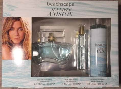 Jennifer Aniston Beachscape Perfume 3pc T Set 29oz Edp 8oz Mist