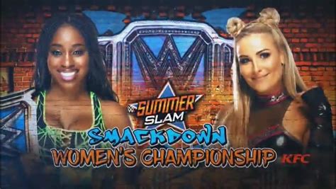 At Summerslam Nattie Vs Smackdown Womens Champ Naomi For The Womens