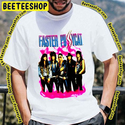 Faster Pussycat Retro Band Art Trending Unisex T Shirt Beeteeshop