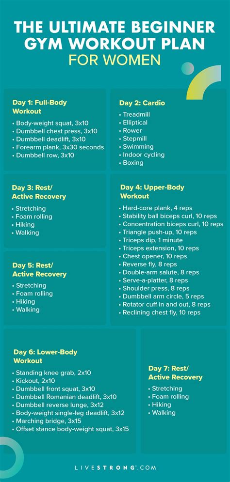 the ultimate beginner gym workout plan for women beginner gym workout routine gym routine for