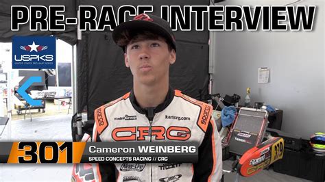 Cameron Weinberg Pre Race Interview 2022 Us Pro Kart Series Road