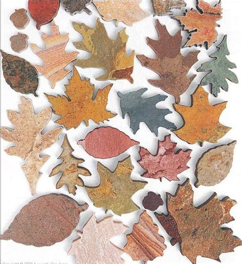 Slate Leaf Tiles 45dozen Our Slate Leaves Come In Sets Of One Dozen