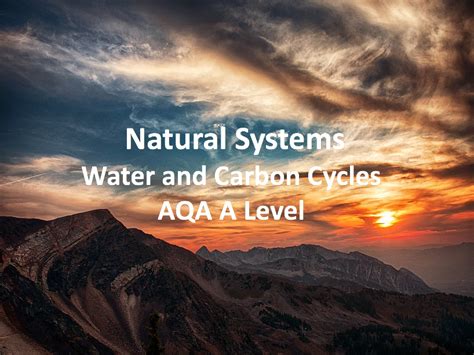 Natural Systems Aqa A Level Geography Teaching Resources