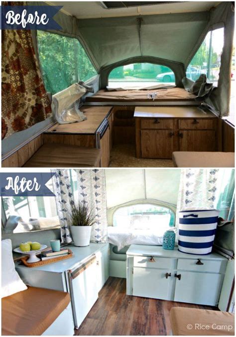 Below we've compiled our top tips for remodeling a travel trailer or motorhome, as well as some of the very best travel trailer remodel photos on the internet. Lisa's Pop Up Camper Makeover - The Pop Up Princess ...