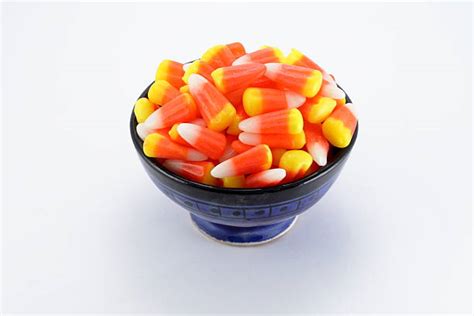 40 Candy Candy Corn Stack Isolated Stock Photos Pictures And Royalty