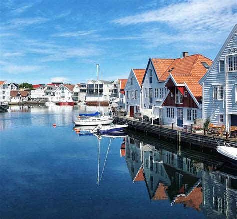 Skudeneshavn Is A Historical Charming Travel Destination In Norway At