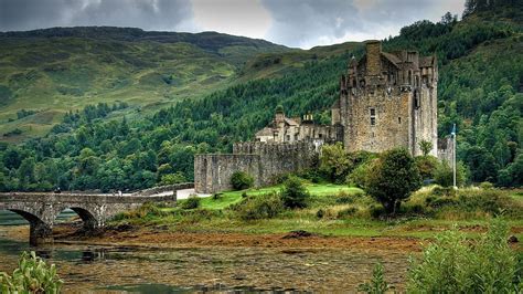 Nature Scotland Scotland Full Castle Scotland Landscape Hd