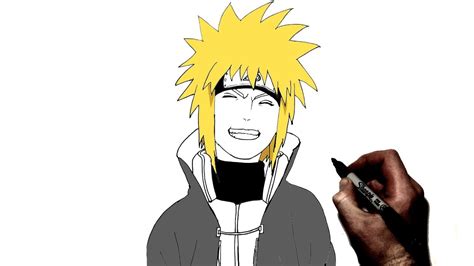 How To Draw Minato Step By Step Naruto Youtube