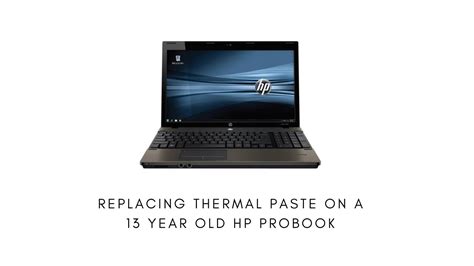how to repaste a cpu in hp probook 4520s youtube
