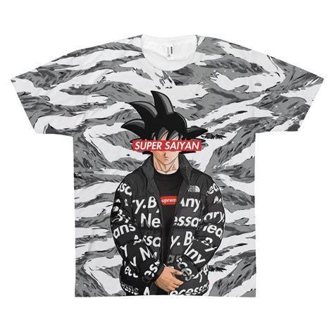 Dragon Ball Super Saiyan Goku Supreme Fan Art T Shirt Goku Super