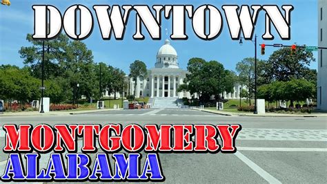 Montgomery Alabama 4k Downtown Drive Youtube