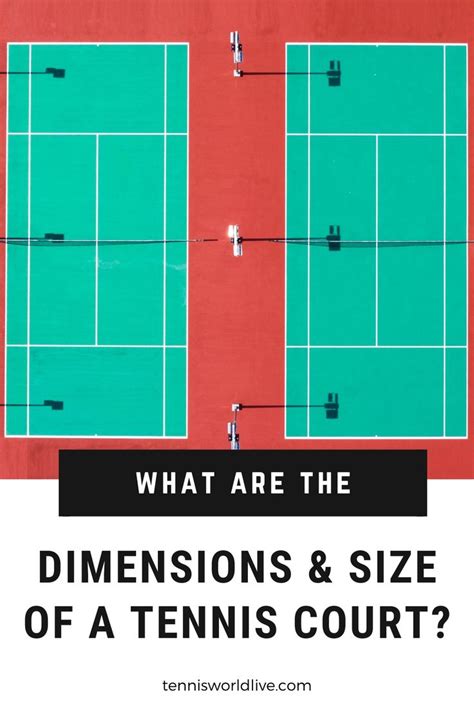 This differs between age groups. What are the Dimensions & Size of a Tennis Court? in 2020 ...
