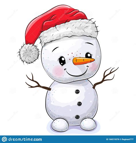 Pngtree provides millions of free png, vectors. Cartoon Snowman Isolated On A White Background Stock ...