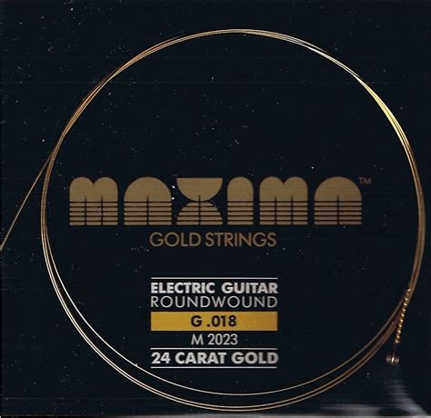 Optimamaxima Electric Gold 018 Two2 Single Strings Reverb