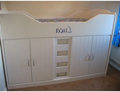 All chartley cabin beds (sometimes called storage beds) are lovingly hand crafted in each cabin bed is bespoke and personalised to order. 15 Photos High Sleeper Cabin Bed With Wardrobes