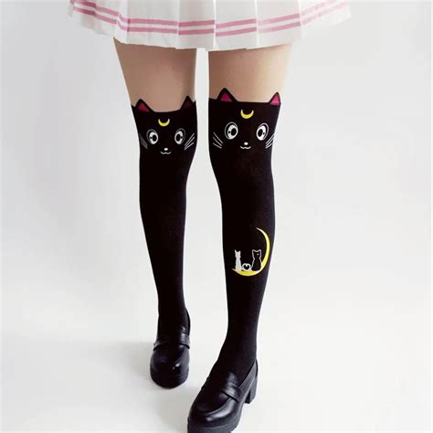 Shopping With Unbeatable Price Cat Stockings Anime Sailor Moon Cosplay Costume Women Luna