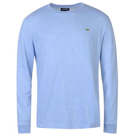 Homme Lacoste Basic Logo Long Sleeve T Shirt New Ebay