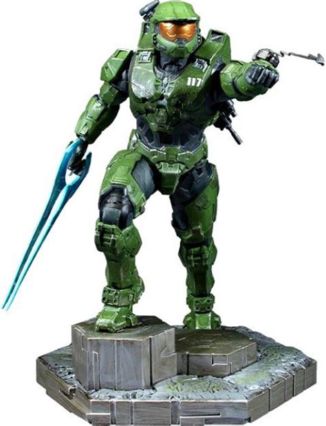 Halo Infinite Master Chief 10 Pvc Statue Grappleshot Dark Horse Toywiz