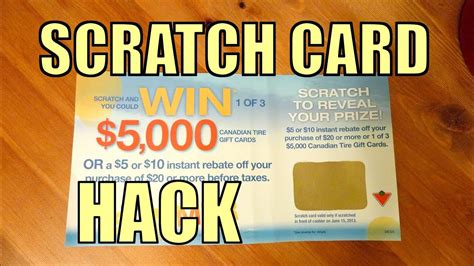 First figure out what will be under the scratch off … like most of online stores, how to make a scratch off card also offers customers coupon codes. Scratch Card HACK Trick - How To Win $5000 Without ...