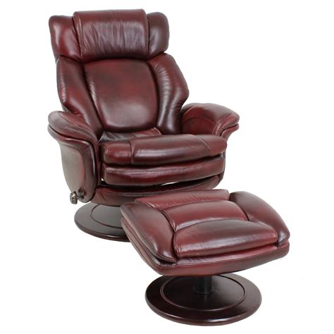 Barcalounger Lumina Ii Recliner Chair And Ottoman Leather Recliner