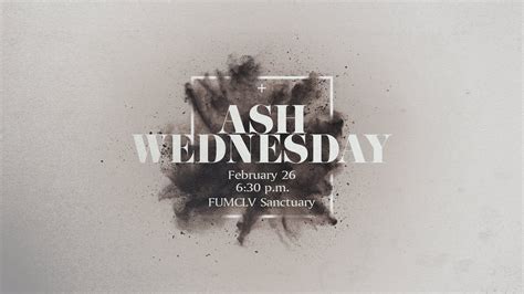 Ash wednesday marks the start of 40 days reflection of lent. Ash Wednesday 2020 - YouTube