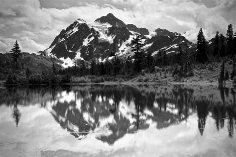 mount shuksan reflection photograph by ed riche fine art america