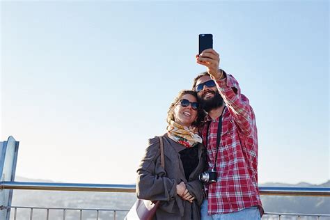 Couple Taking Selfie By Stocksy Contributor Martí Sans Stocksy