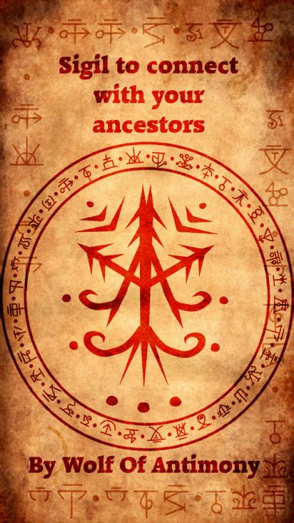 Sigil To Connect With Your Ancestors Magick Symbols Sigil Magic