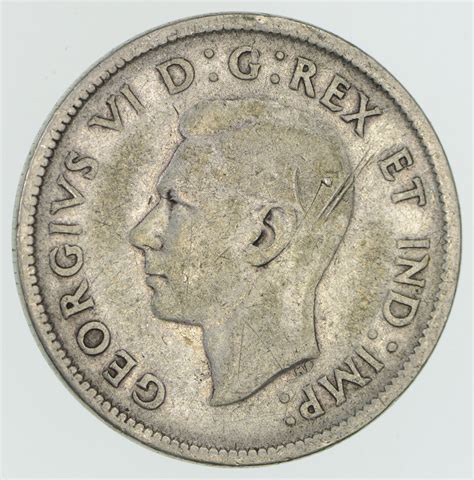 Collecting rare canadian coins is a fascinating hobby that anyone can take part in. SILVER - 1940 Canada 25 Cents - World Silver Coin 5.7 Grams | Property Room