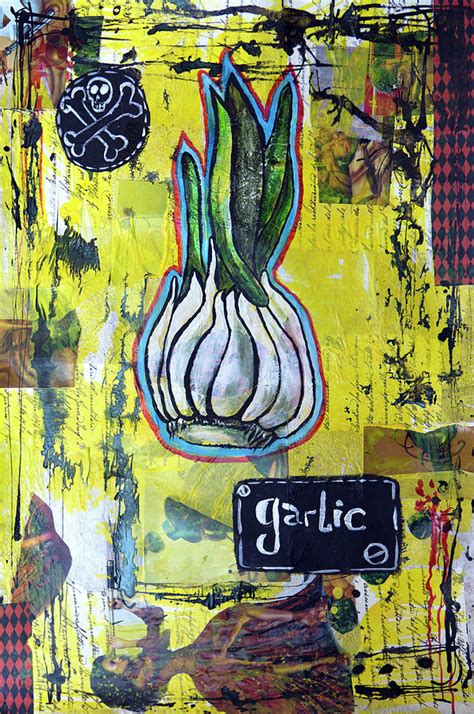 Garlic Painting By Yana Sadykova Fine Art America