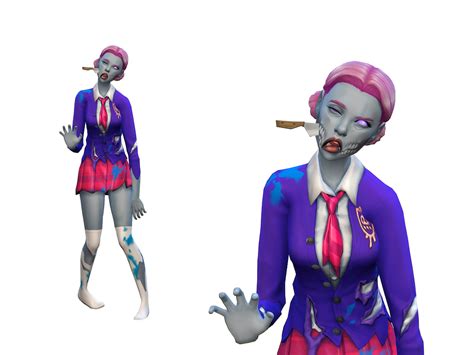 My Sims 4 Blog Zombie Apocalypse Posepack By Simduction 011