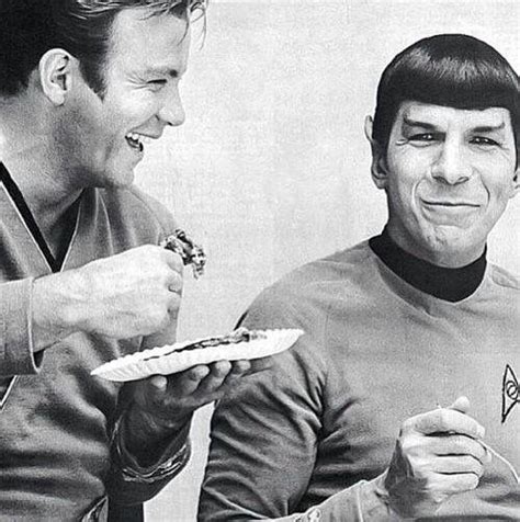 Spock Eating Cake Star Trek 1966 Leonard Nimoy Star Trek