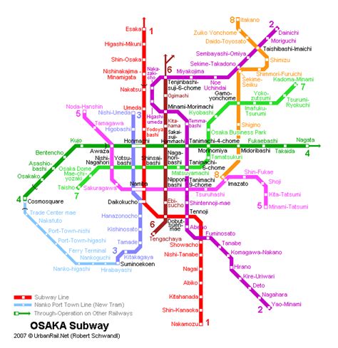 Plano De Metro De Osaka ¡fotos Y Guía Actualizada 【2020】