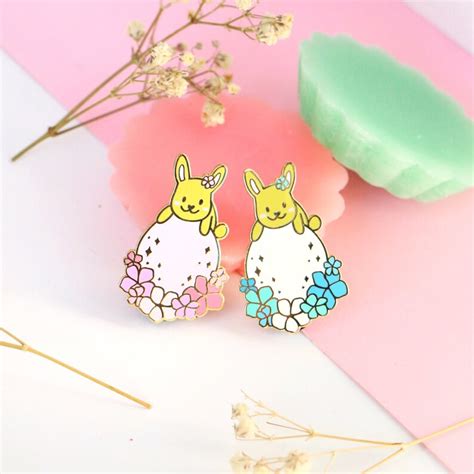 Bluey And Pinky The Bunny Enamel Pins Individual Or Pack Etsy Singapore