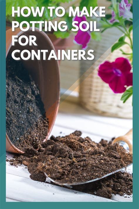 How To Make Potting Soil For Containers Eco Peanut In 2020