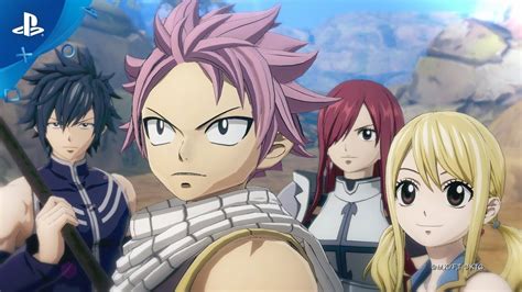 One day when visiting harujion town, she meets natsu, a young man who gets sick easily by any type of transportation. Fairy Tail - Reveal Trailer | PS4 - YouTube