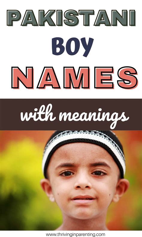 Top Pakistani Boy Names With Beautiful Meanings Male Names