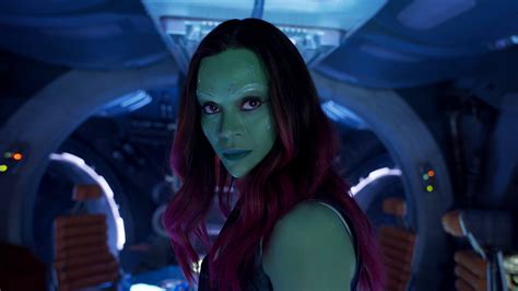 Zoe Saldana As Gamora Guardians Of The Galaxy Vol 2 Wallpaper Movies