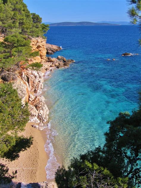 Hvar is the chic capital of a paradisiacal island in croatia's dalmatian region. Jagodna Beach, Hvar, HR | Croatia beach, Croatia, Beaches in the world