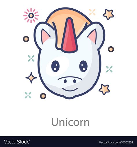 Unicorn Royalty Free Vector Image Vectorstock