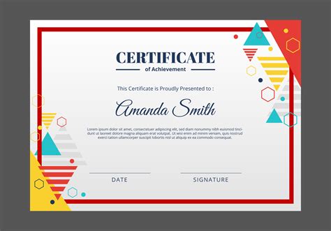 Simple Certificate Template